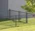 AmeriFence Corporation Wichita - Chain Link Fencing, 100 4' black vinyl chain link
