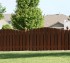 AmeriFence Corporation Wichita - Wood Fencing, 1002 4' overscallop picket stained