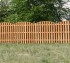 AmeriFence Corporation Wichita - Wood Fencing, 1013 6' overscallop board on board stained