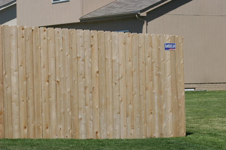 AmeriFence Corporation Wichita - Wood Fencing, 1022 6' solid privacy