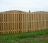 AmeriFence Corporation Wichita - Wood Fencing, 1048 1x4x4 Board on Board overscallop