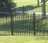 AmeriFence Corporation Wichita - Ornamental Fencing, 1052 4' Genesis 2 rail black