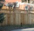 AmeriFence Corporation Wichita - Wood Fencing, 1062 Custom Solid with Accent Top
