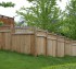 AmeriFence Corporation Wichita - Wood Fencing, 1068 Custom Solid with Accent Top