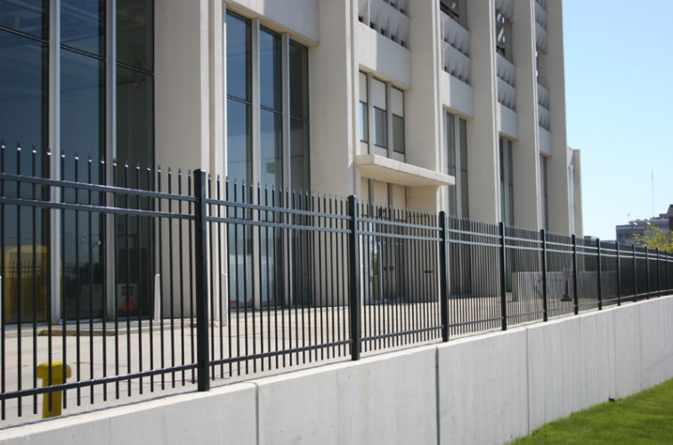 AmeriFence Corporation Wichita - Ornamental Fencing,1076 Classic Black Aegis II Energy Services Fence 3