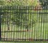 AmeriFence Corporation Wichita - Custom Iron Gate Fencing, 1207 Classic Quad Flame Ornamental Iron