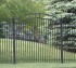 AmeriFence Corporation Wichita - Custom Iron Gate Fencing, 1212 Overscallop panel with rings