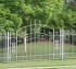 AmeriFence Corporation Wichita - Custom Iron Gate Fencing, 1214 Overscallop panel with scroll work