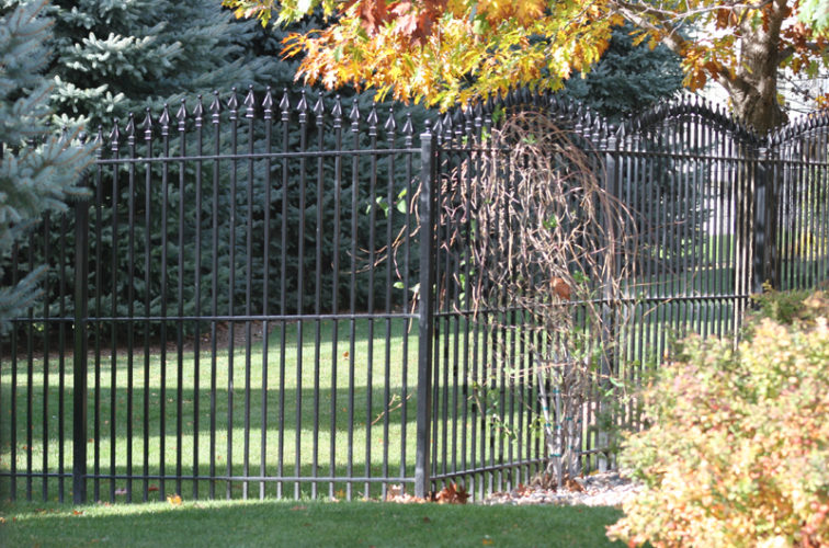 AmeriFence Corporation Wichita - Custom Iron Gate Fencing, 1220 Quad Flare Overscallop Ornamental Iron Photo