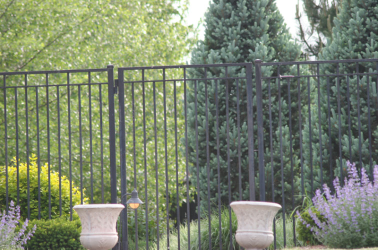 AmeriFence Corporation Wichita - Custom Iron Gate Fencing, 1223 Straight picket gate