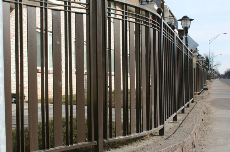 AmeriFence Corporation Wichita - Custom Iron Gate Fencing, 1248 Checker Board Fence