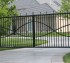 AmeriFence Corporation Wichita - Custom Gates, 1307 Estate gate with Jesus fish