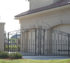 AmeriFence Corporation Wichita - Custom Gates, 1310 Overscallop gate with scrolls and operator