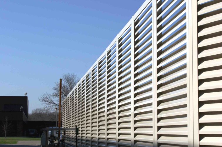 AmeriFence Corporation Wichita - Louvered Fence Systems Fencing, 2224 Louvered Fence