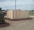 AmeriFence Corporation Wichita - Wood Fencing, 6' Solid Dumpster Enclosure - AFC - IA