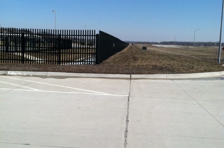 AmeriFence Corporation Wichita - K-Rated Vehicle Restraint Systems Fencing, 8' Crash Rated Ornamental Impasses - AFC - IA