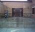 AmeriFence Corporation Wichita - Custom Gates, Courtyard Underscallop Gate