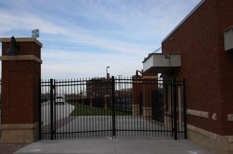 AmeriFence Corporation Wichita - Custom Gates, Creighton Soccer Gates 3
