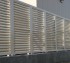AmeriFence Corporation Wichita - Louvered Fence Systems Fencing, Louvered Fence Panel System In Tan