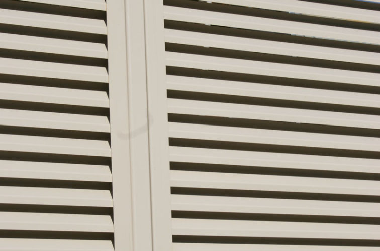 AmeriFence Corporation Wichita - Louvered Fence Systems Fencing, Louvered Fence Post