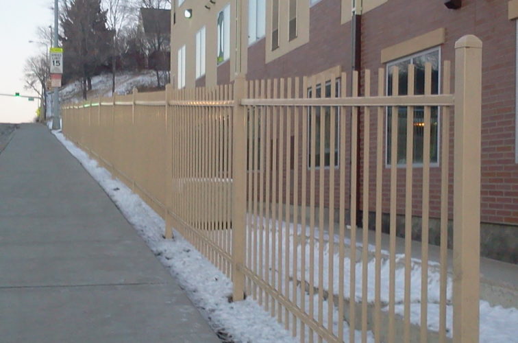 AmeriFence Corporation Wichita - Ornamental Fencing, Sandstone Ornamental Fence