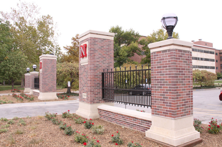 AmeriFence Corporation Wichita - Custom Iron Gate Fencing, University of Nebraska East Entrance
