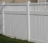 AmeriFence Corporation Wichita - Vinyl Fencing,Vinyl 6' private with picket accent 706