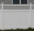 AmeriFence Corporation Wichita - Vinyl Fencing,Vinyl 6' private with picket accent 707