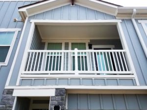 White Vinyl Deck Rail